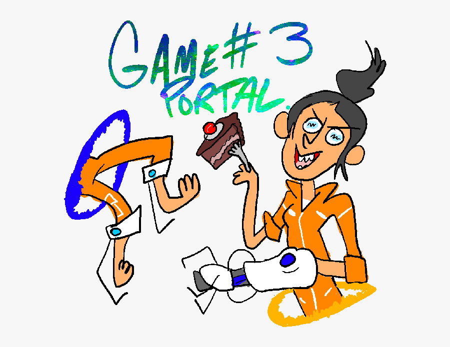 Let"s Play Portal "comedy - Cartoon, Transparent Clipart
