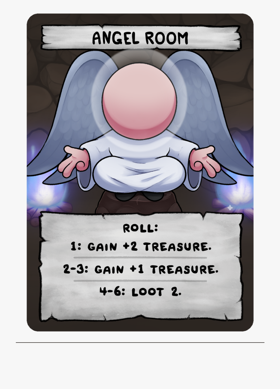 Binding Of Isaac Four Souls Angle Card, Transparent Clipart