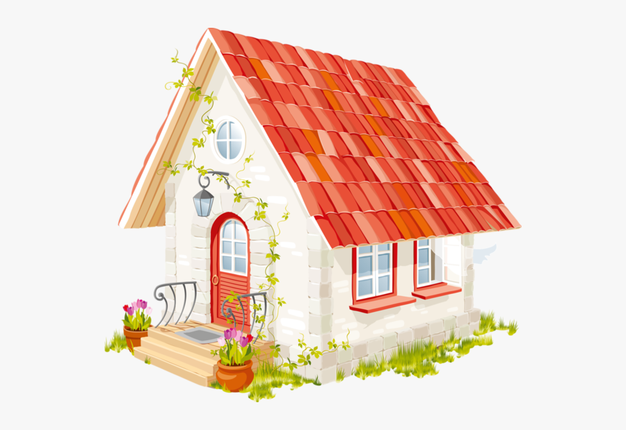 Little Red Riding Hood House Clipart, Transparent Clipart