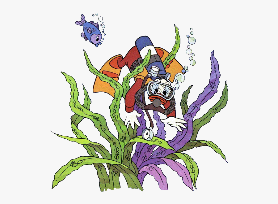 Donald Duck Beach Clipart Playhouse Disney Games Jojo"s - Donald Duck Scuba Diving, Transparent Clipart