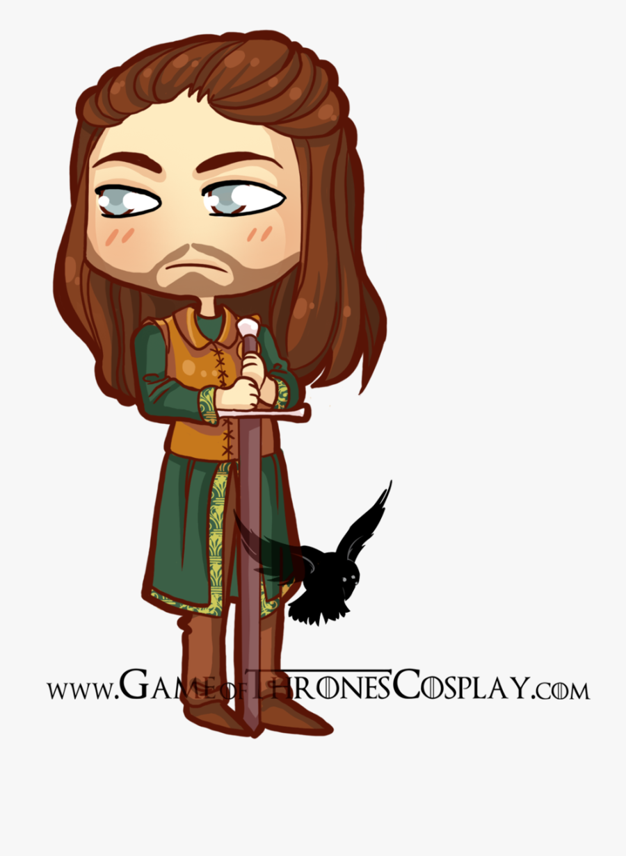 Asoiaf Chibi Fanart Clipart , Png Download - Eddard Stark, Transparent Clipart