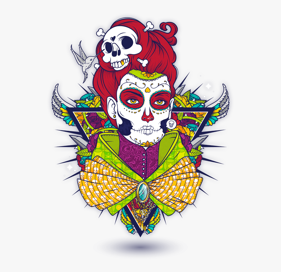 By Mnk Crew Catrinas - Day Of The Dead, Transparent Clipart