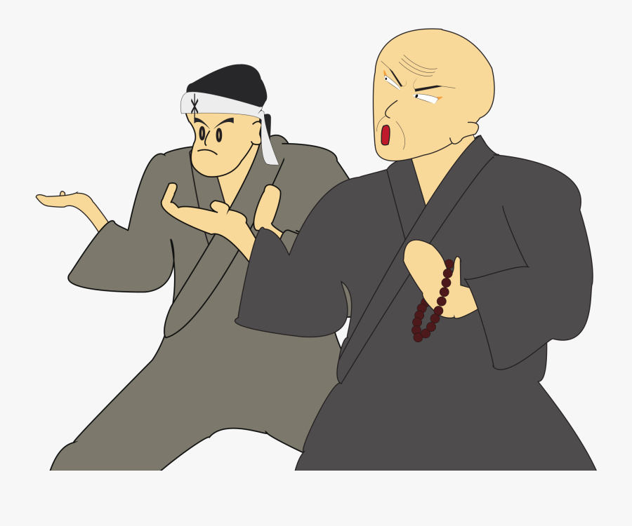 Karate Man Roap Catoon, Transparent Clipart