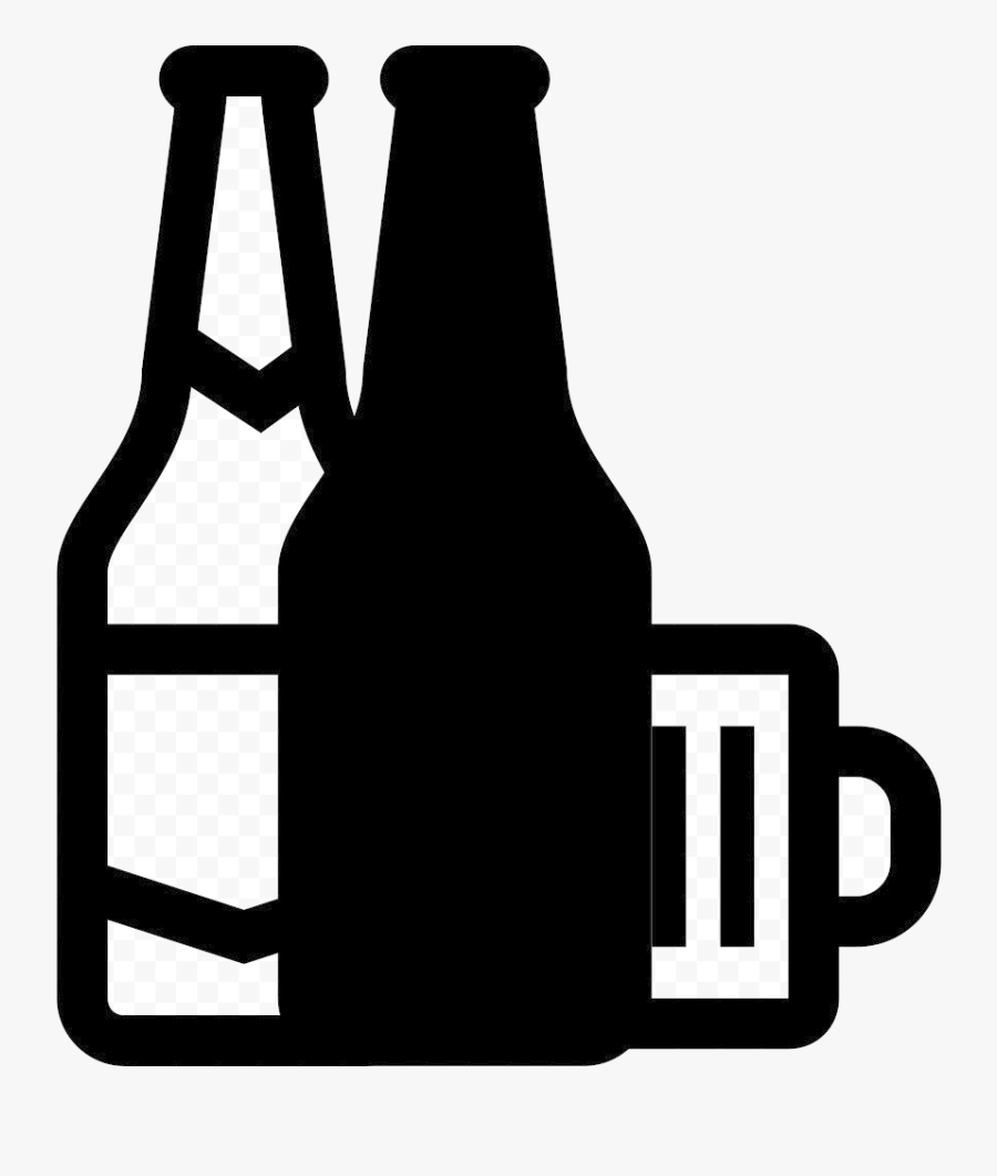 Alcohol Wine Nonalcoholic Drink Alcoholic Beer Bottle - Alcohol Clipart Transparent, Transparent Clipart