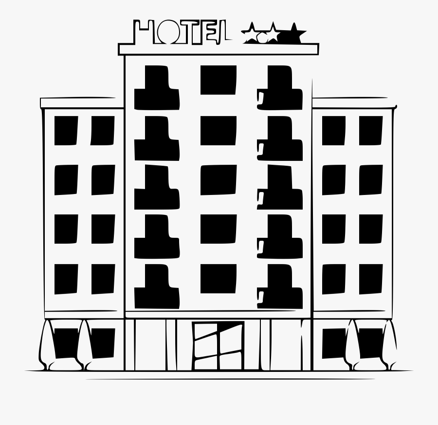 Hotel Clipart Black And White - Word Problems For Grade 4 Multiplication And Division, Transparent Clipart