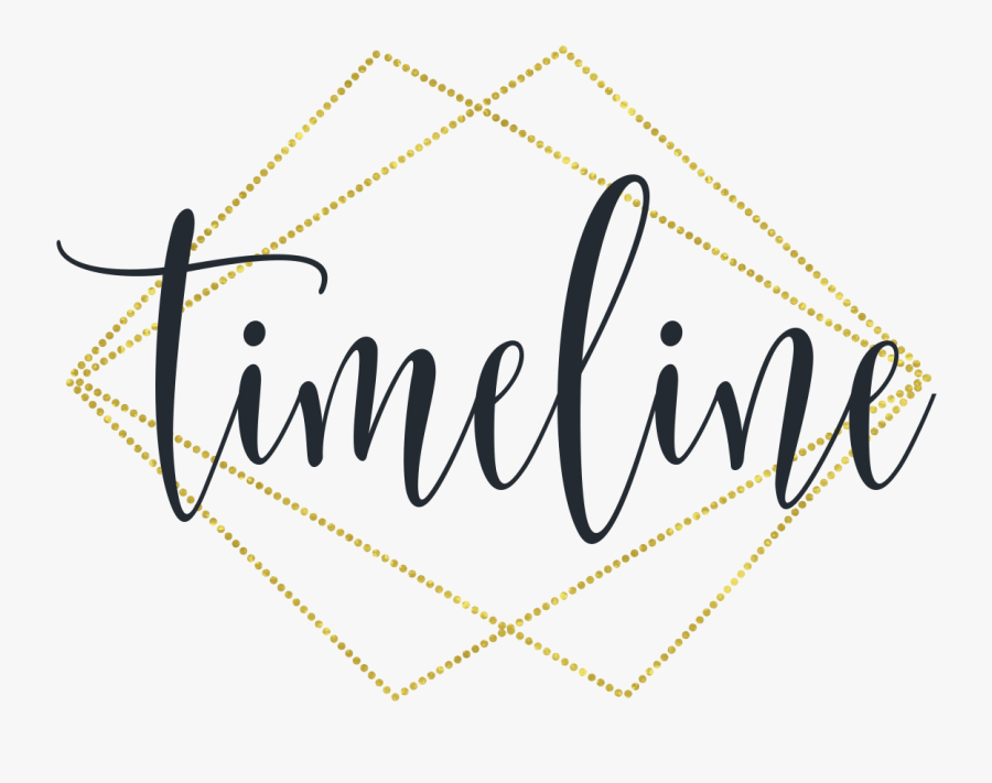 Timeline - Calligraphy, Transparent Clipart