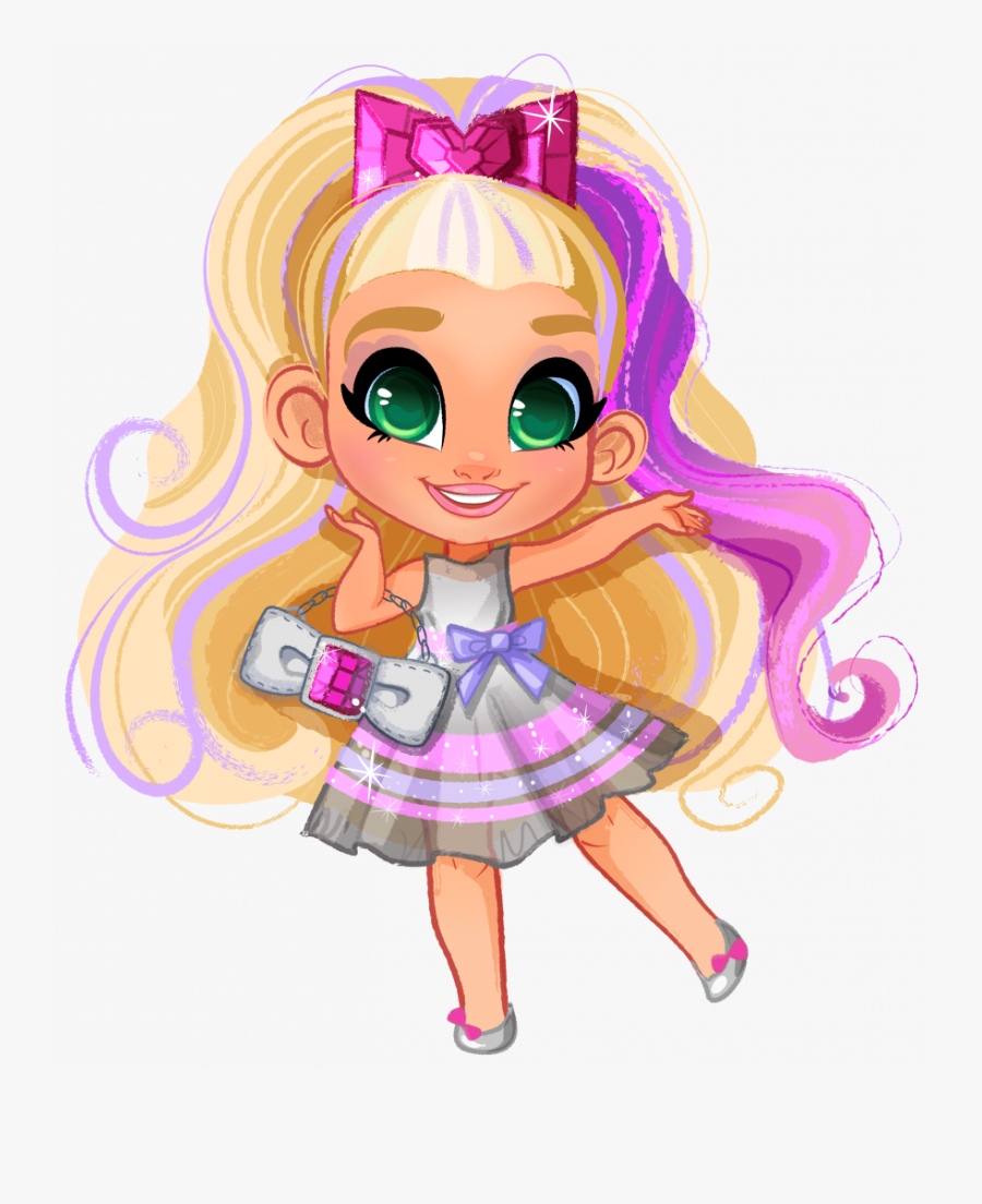 Bella 3 - Hairdorables Series 3 Bella, Transparent Clipart