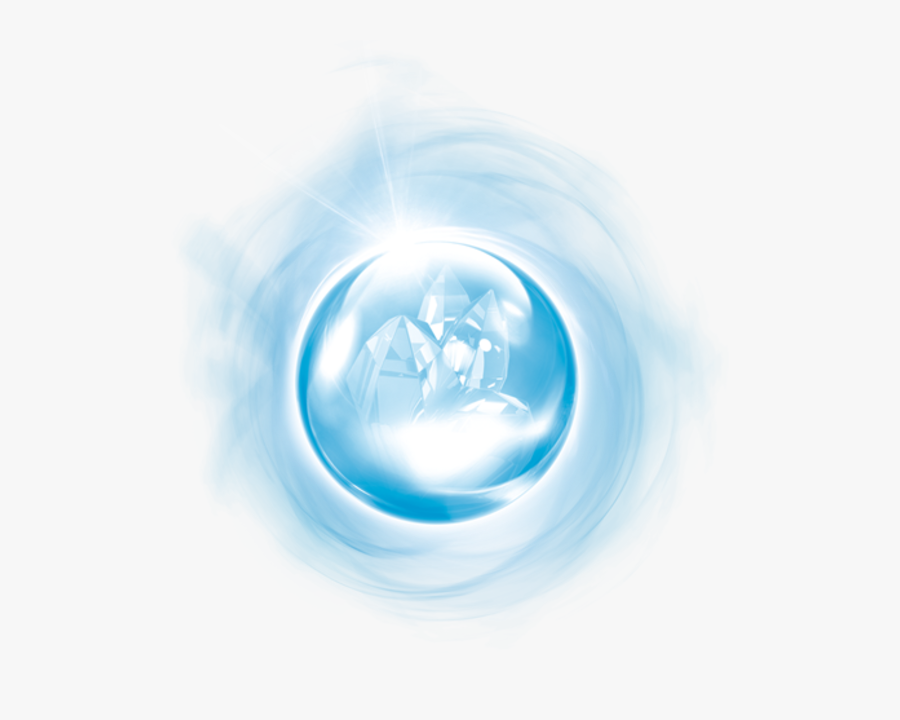 Clip Art Magical Orbs - Glowing Blue Orb Transparent, Transparent Clipart