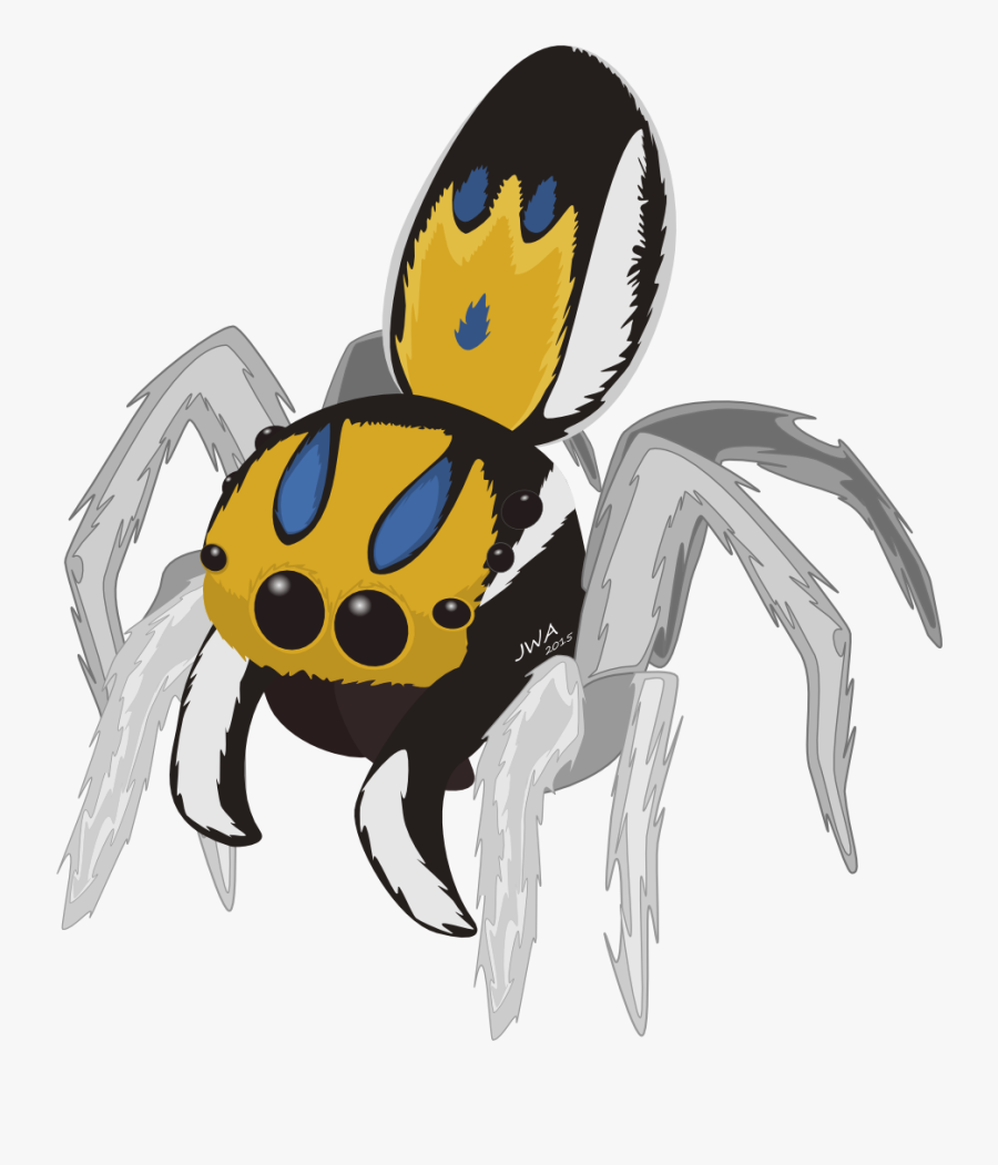 Transparent Spider Cartoon Png - Illustration, Transparent Clipart