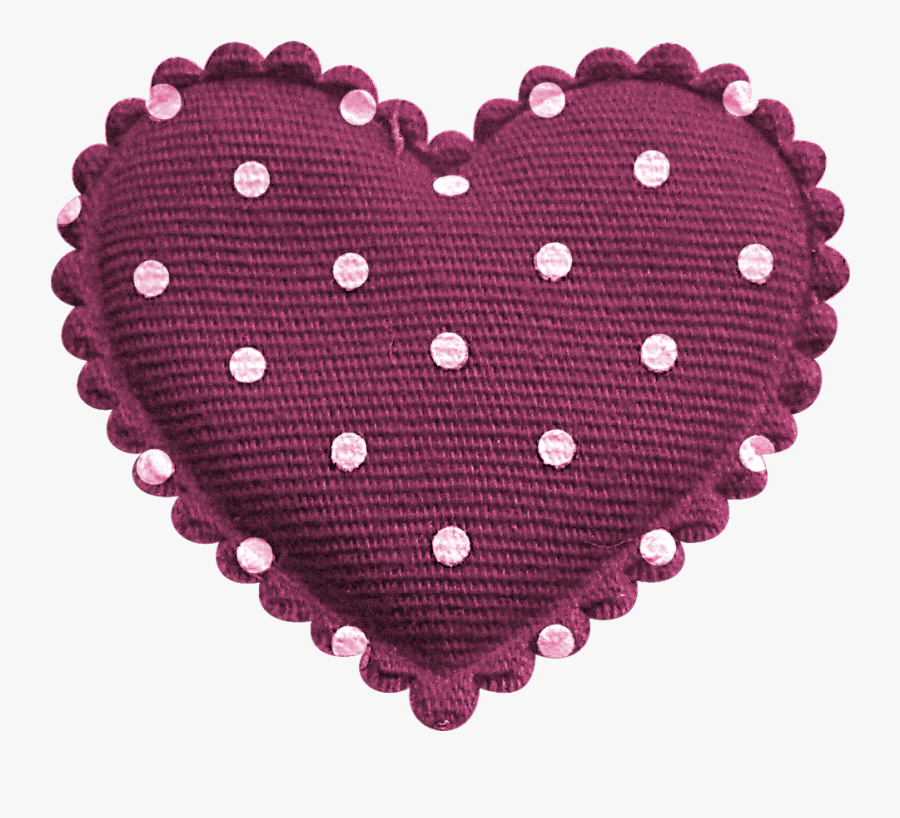 Coração De Croche Png, Transparent Clipart