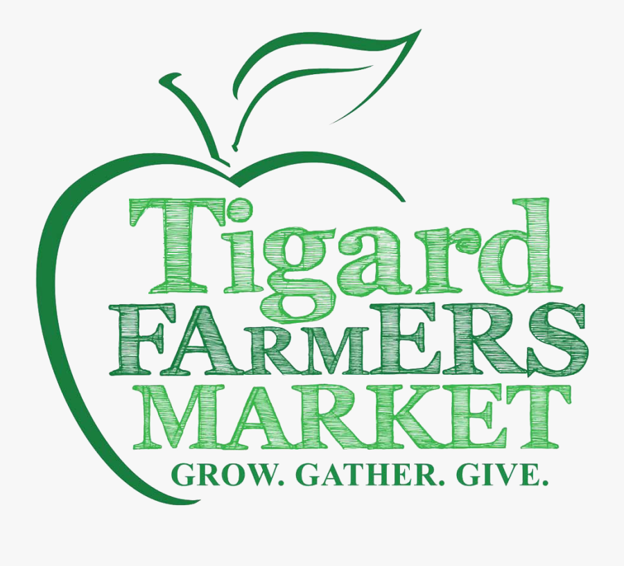 Green Farmers Market Logo, Transparent Clipart