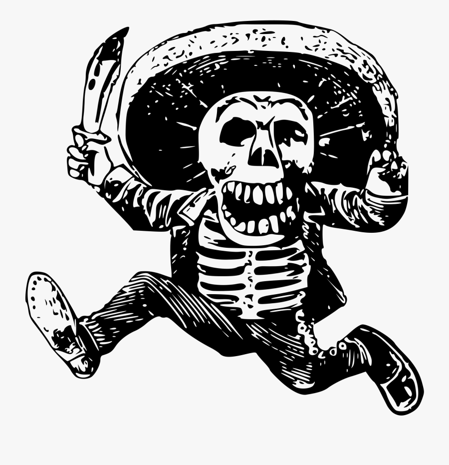 Calavera Jose Guadalupe Posadas Clip Arts - Jose Guadalupe Posada Png, Transparent Clipart