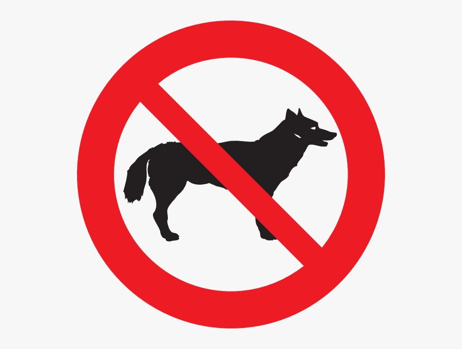No Dog Vector, Transparent Clipart