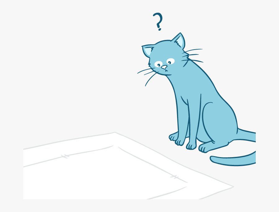Use Pee Pads For Cats When Your Cat Refuses To Use - Pee Pads For Cats, Transparent Clipart