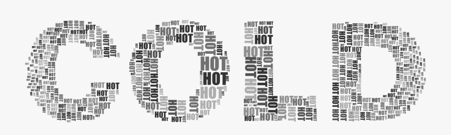 Hot Clipart Hot Cold - Monochrome, Transparent Clipart