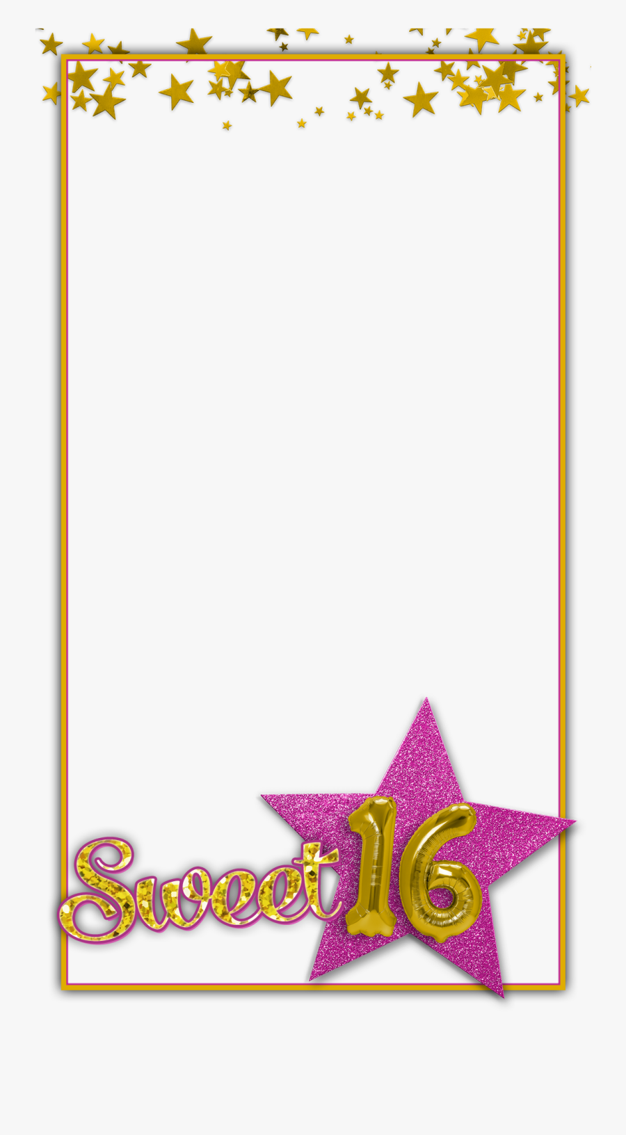 Snapchat Filters, Picsart, Sweet - Transparent Sweet 16 Png, Transparent Clipart