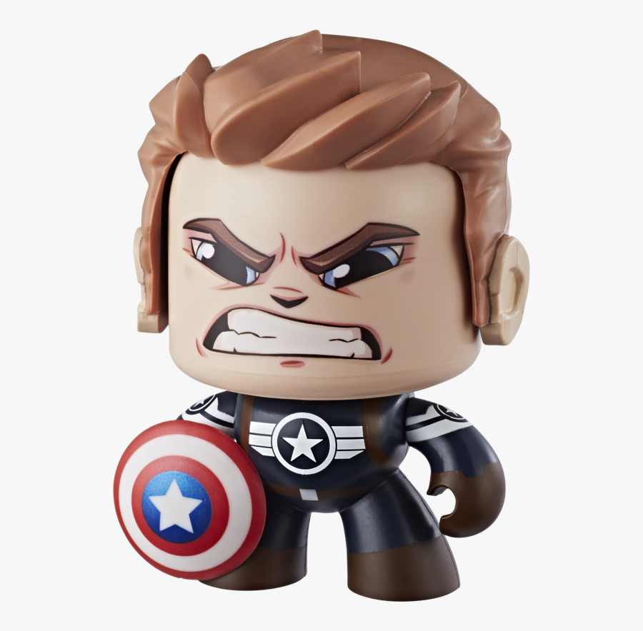 America Figures Muggs Thor Toy Mighty 2018 Clipart - Hasbro Marvel Mighty Mighty Muggs Captain America, Transparent Clipart