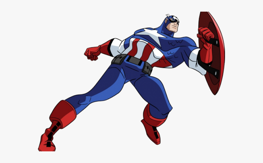 Avengers Earth's Mightiest Heroes Captain, Transparent Clipart
