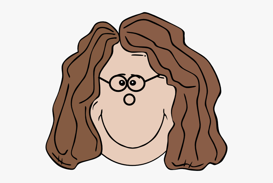 Girl With Glasses Clipart, Transparent Clipart