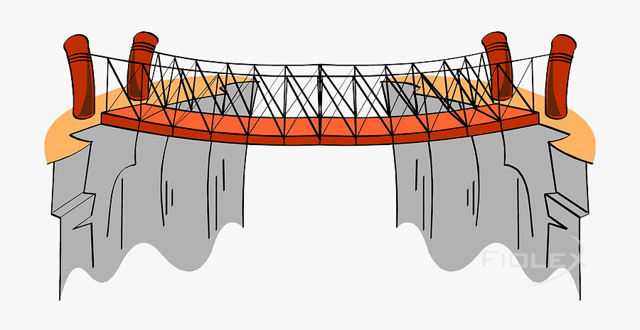 Hängebrücke Clipart, Transparent Clipart