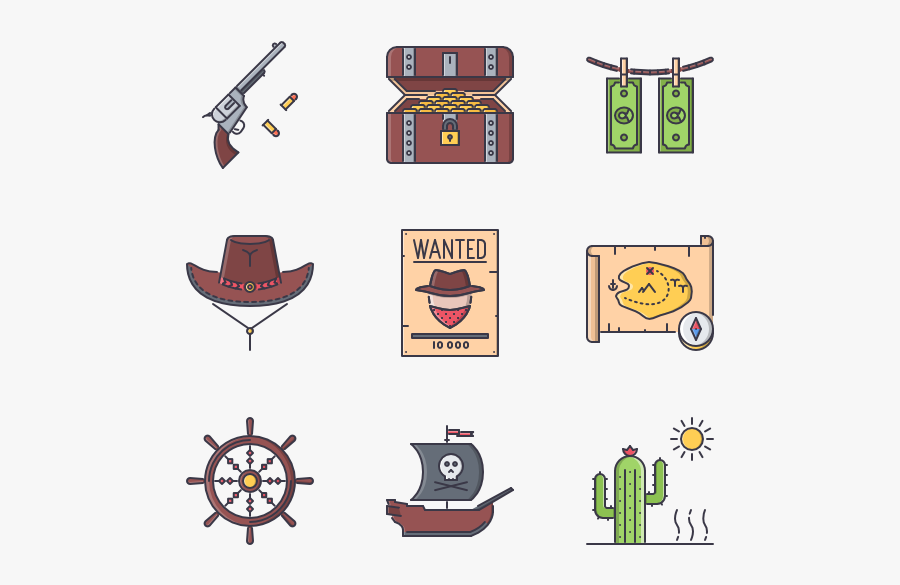 10 Criminal Icon Packs, Transparent Clipart
