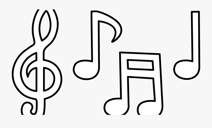 Music Notes Stock Illustration Of Symbol Printable - Music Notes Clipart White, Transparent Clipart