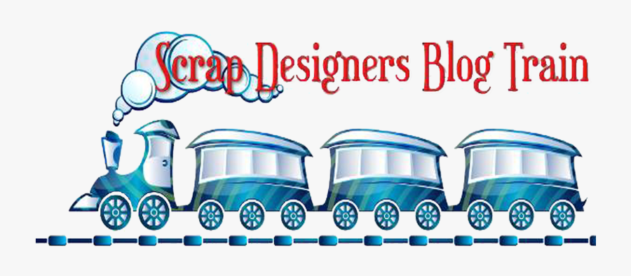Blue Train Clip Art, Transparent Clipart