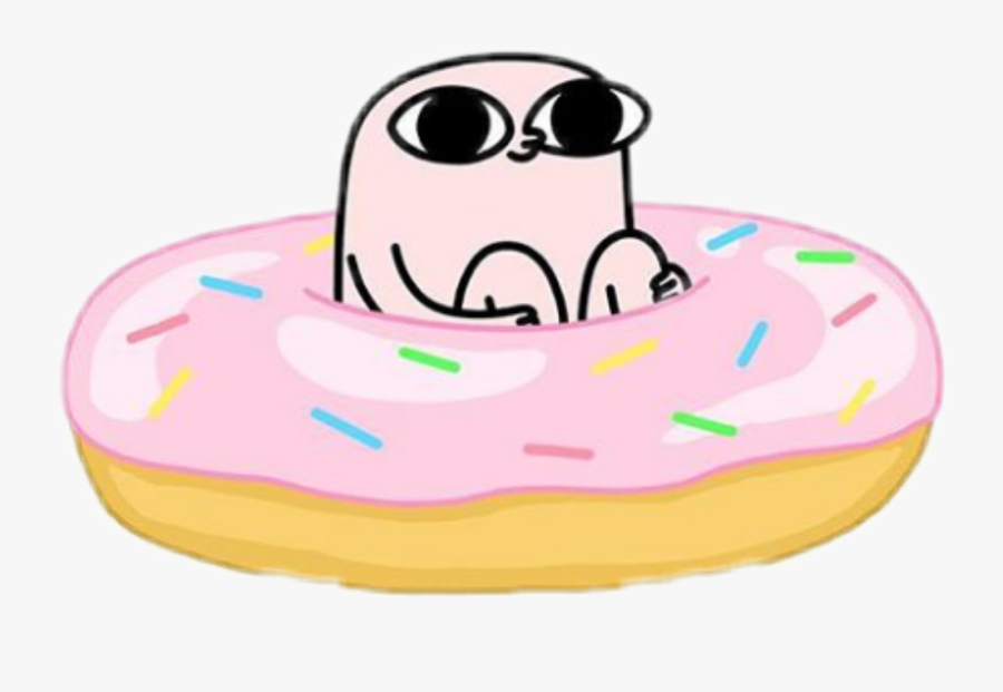 #cool #cute #bean #donut #ketnipz - Ketnipz Pizza, Transparent Clipart