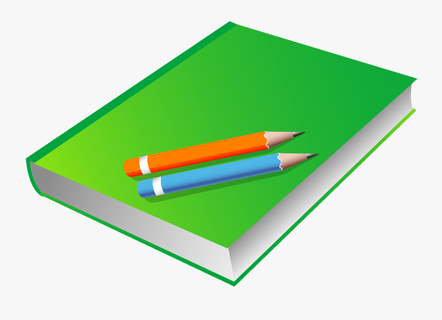 Book And Pencil Clipart, Transparent Clipart