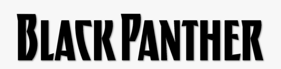 Black Panther Logo Marvel - Black Panther Title Marvel, Transparent Clipart