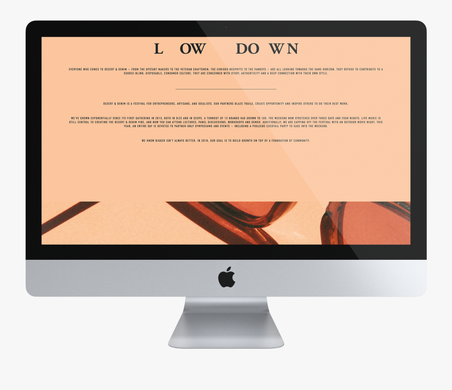 Poster Design For The Joshua Tree Swim Club - Computer Monitor, Transparent Clipart