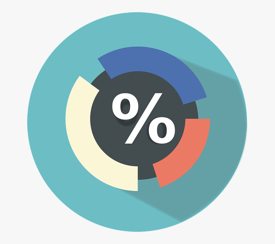 Percentage Png Photos - Percentage Flat Icon, Transparent Clipart