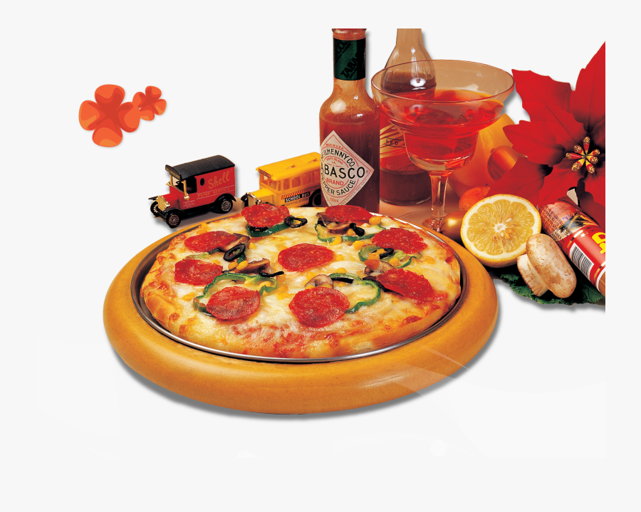 Clip Art Hamburger Quiche - Pizza Background Hd, Transparent Clipart