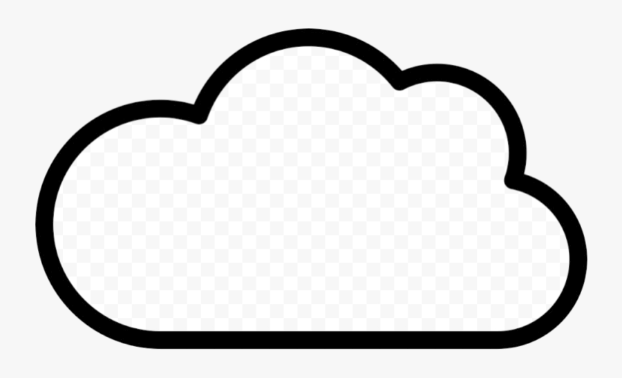 Cloud Clipart Transparent Library Icon Free Png - Cloud Vector No Background, Transparent Clipart