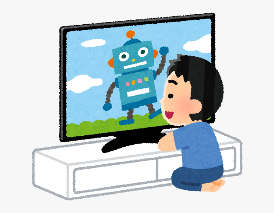 テレビ を 近く で 見る, Transparent Clipart