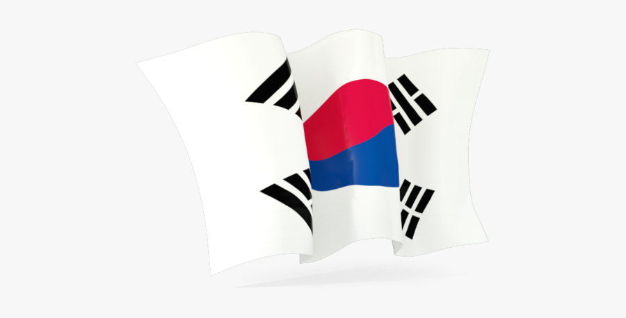 Waving Flag - Red Blue Black And White Flags, Transparent Clipart