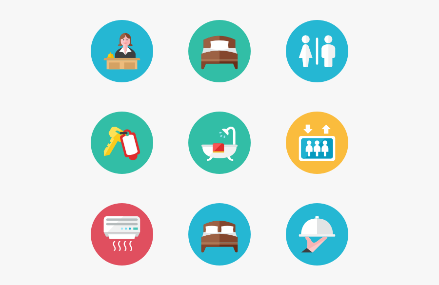 Hotel Clipart Icon - Motel Icon, Transparent Clipart