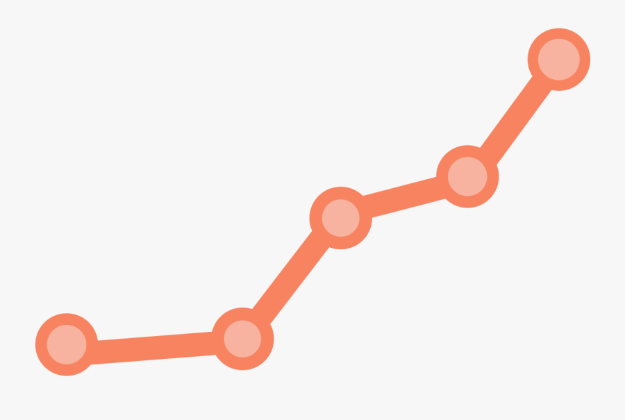 Line Pinterest - Flecha De Gráfico Png, Transparent Clipart