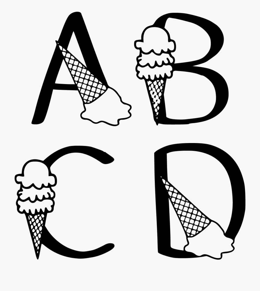 Ks Ice Cream Party Font Moon Dark, Transparent Clipart