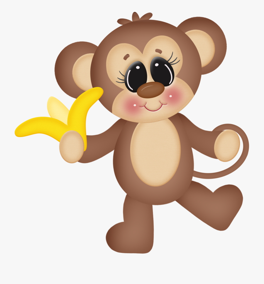 Comer Cliparts - Macaco Comendo Banana Desenho, Transparent Clipart