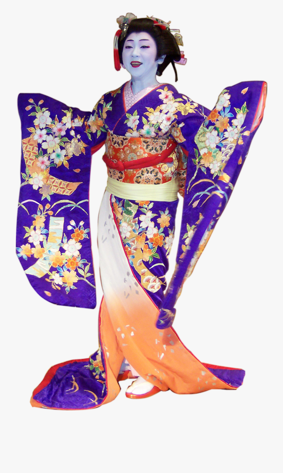 Geisha Png, Transparent Clipart