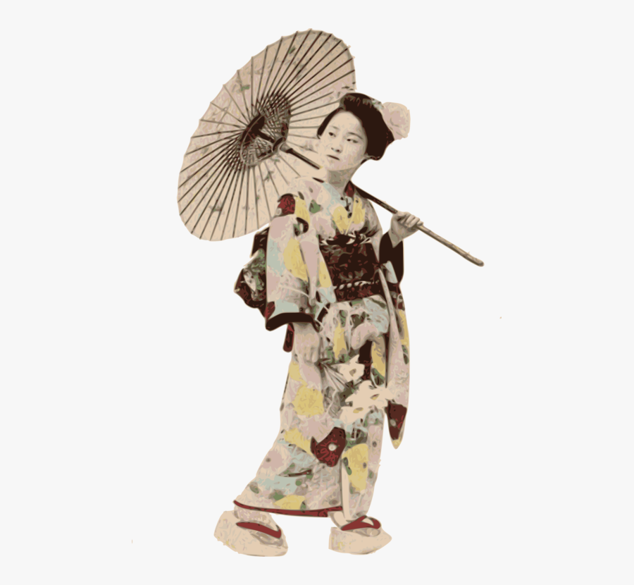 Costume Design,woman,costume - Japanese Kimono Lady Png, Transparent Clipart