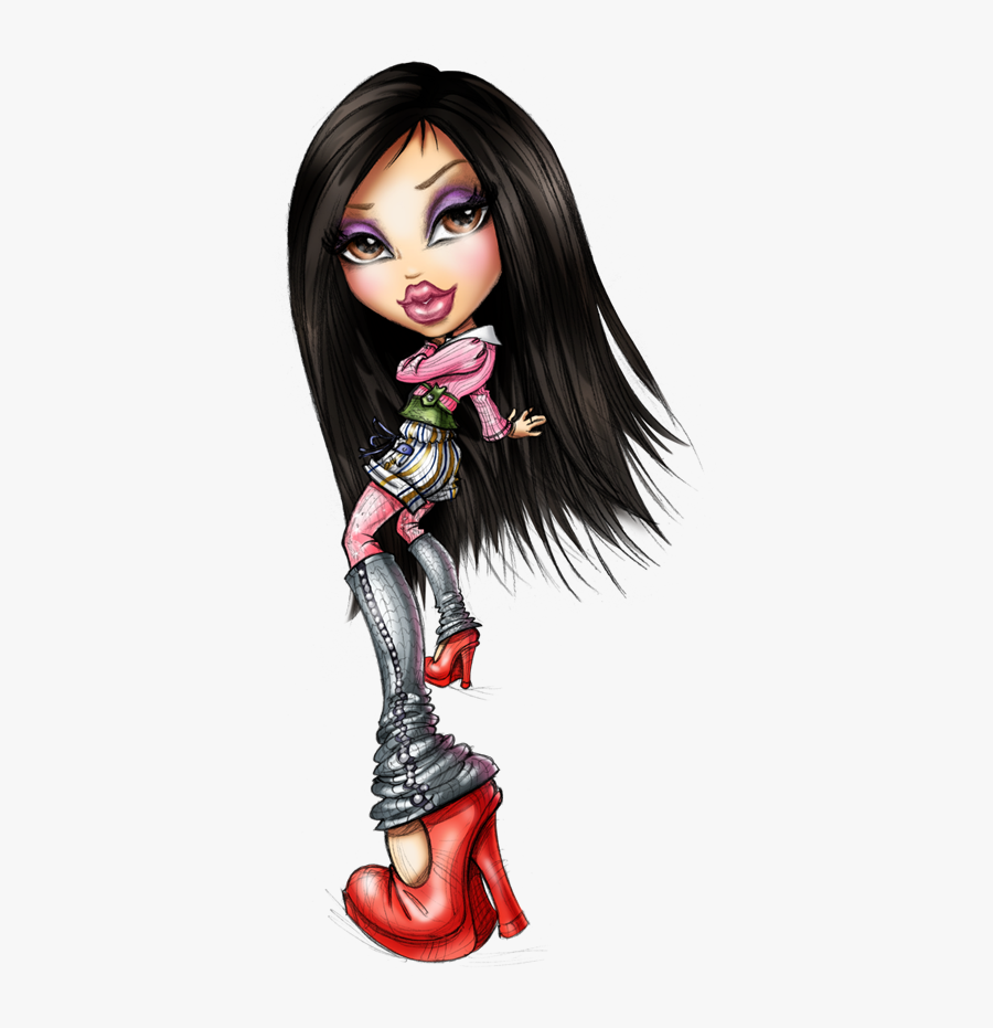 Bratz Jade Cartoon Bratz Dolls - Bratz Doll Jade Cartoon, Transparent Clipart