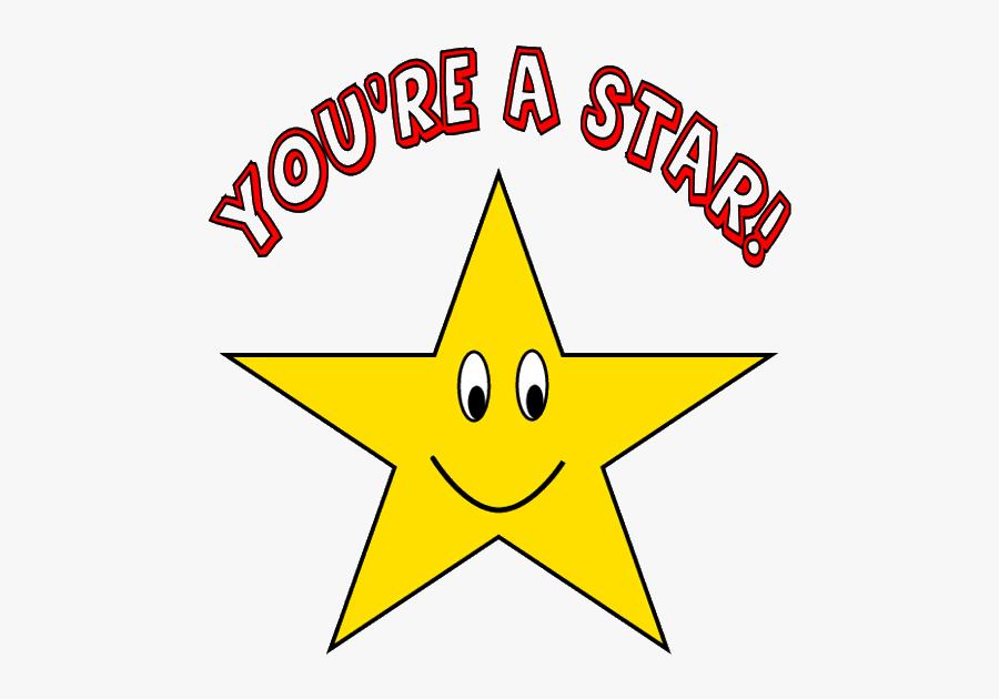 Keep Up The Good Work Clip Art - U Are A Star, Transparent Clipart