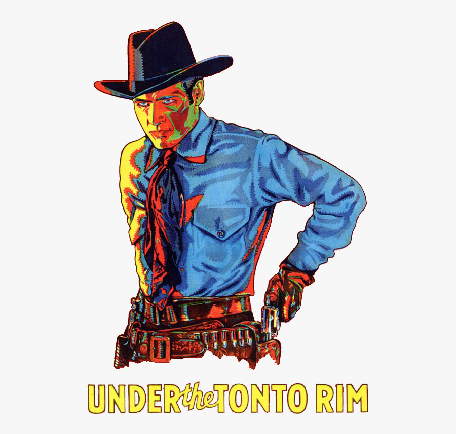 At The Movies In - Under The Tonto Rim (1928), Transparent Clipart