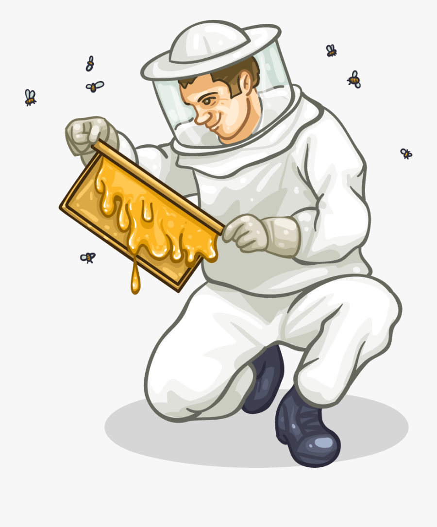 Transparent Baseball Player Clipart Png - Beekeeper Clipart, Transparent Clipart