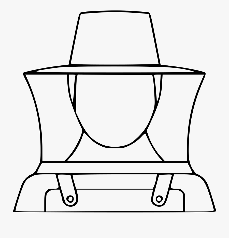 Beekeeper Black And White Clipart, Transparent Clipart