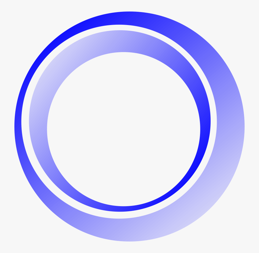 Circle Fades - Abstract Circle Border Png, Transparent Clipart
