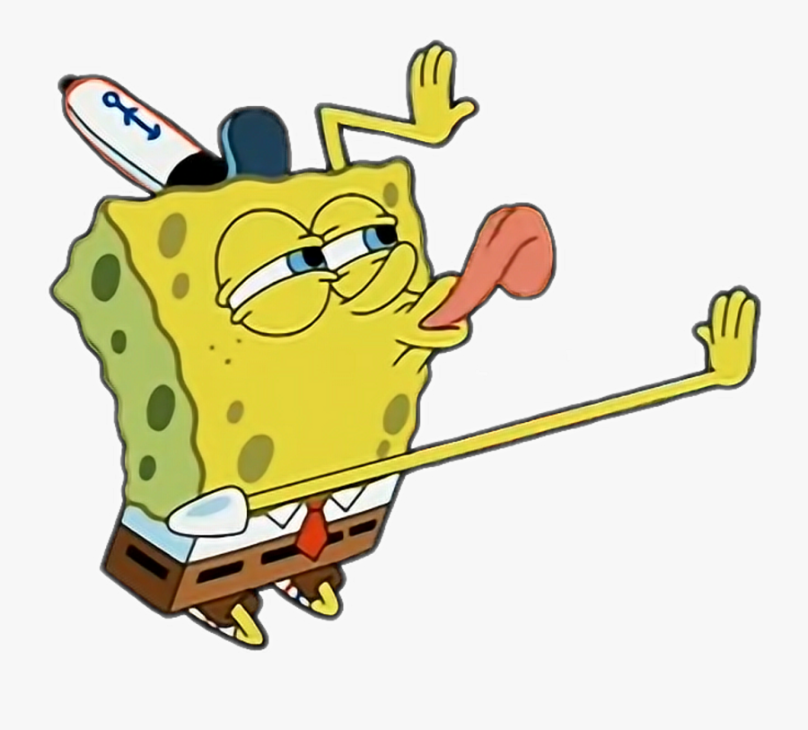 Bob Sticker Clipart , Png Download - Spongebob Licking Transparent, Transparent Clipart