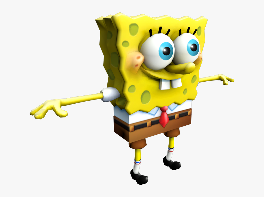 Transparent 3d Clipart - Bob Esponja 3d Png, Transparent Clipart